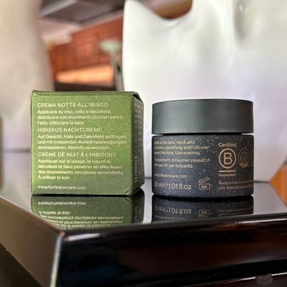 NIB Irene Forte Hibiscus Night Cream + Myoxinol Luxury Fast Antiaging Wrinkles - Picture 7 of 12